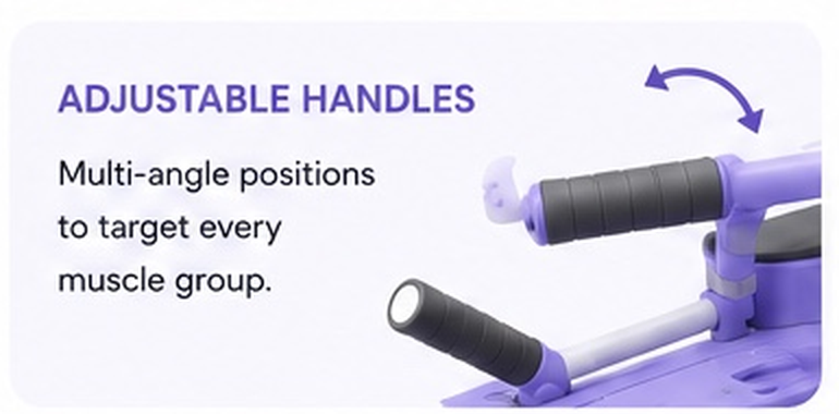 Adjustable multi-angle handles